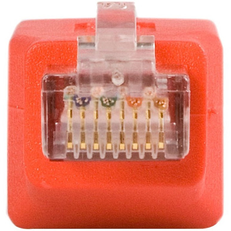 StarTech.com C6CROSSOVER Cat.6 zu Crossover Adapter RJ-45 Netzwerk männlich zu weiblich Rot