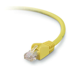 Belkin RJ45 Cat6 Network Patch Cable, 4.92ft Yellow, Copper Conductor, Male/Male Connectors, Enhanced Data Transmission - A3L980-05-YLW (Lifetime Warranty)