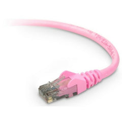 Belkin RJ45 Cat6 Snagless Network Patch Cable, 30ft Pink, Copper Conductor, Male/Male Connectors, Enhanced Data Transmission - A3L980-30-PNK-S (Lifetime Warranty)