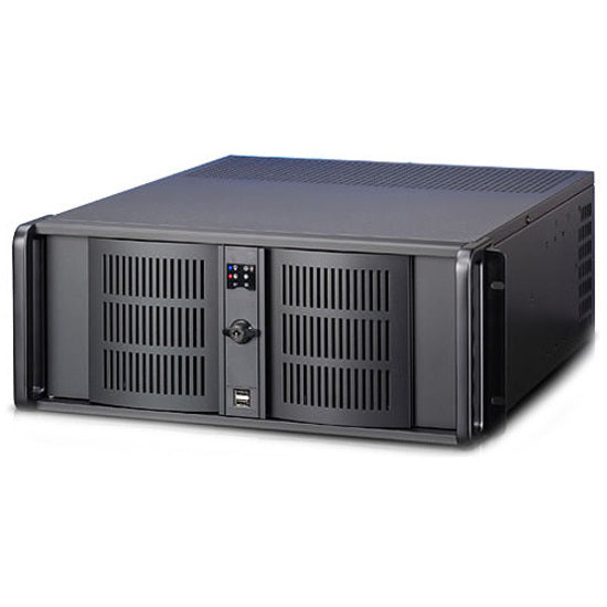 iStarUSA D-400 4U Rackmount Server Chassis, Aluminum Alloy Front Bezel, Redundant Power Supply