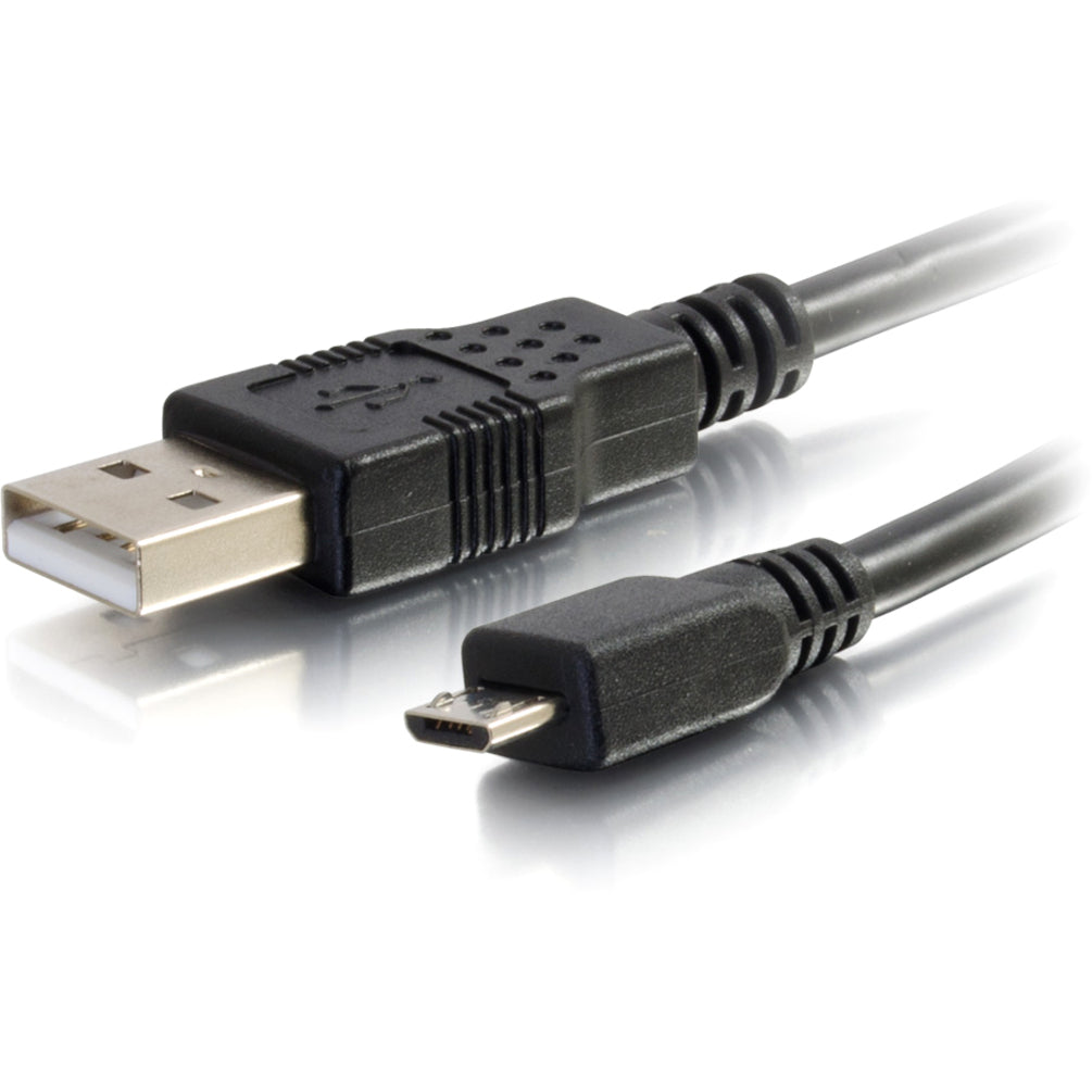 C2G 27364 3ft USB A to USB Micro B Cable - M/M, Fast Charging and Data Transfer