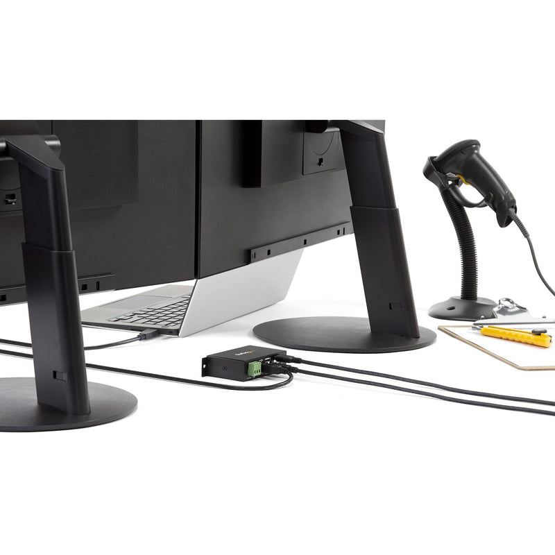 USB hub connected to multiple devices showing organized cable management