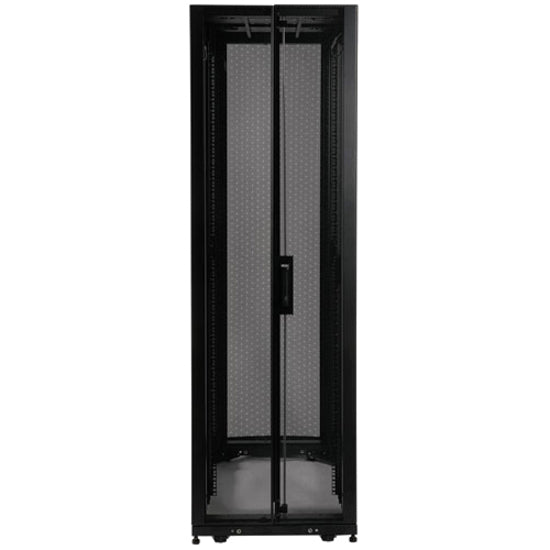 Tripp Lite SR42UBKD SmartRack 42U Rack Enclosure Server Cabinet Knock-Down Open Bottom for Cable Access  Tripp Lite SR42UBKD SmartRack 42U Rack Behuizing Serverkast Knock-Down Open Onderkant voor Kabeltoegang