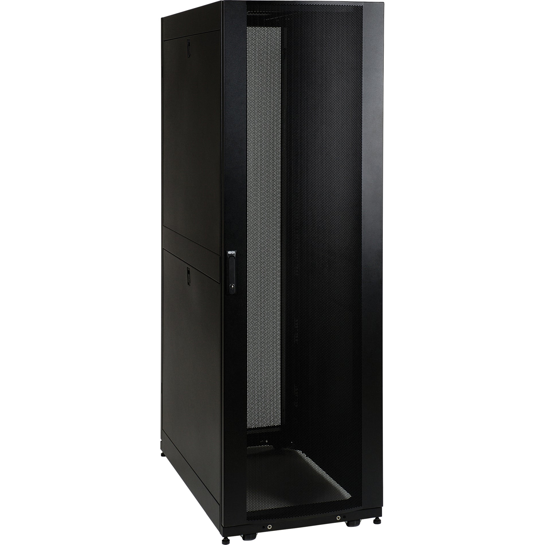 Tripp Lite SR42UBKD SmartRack 42U Rack Enclosure Server Cabinet Knock-Down Open Bottom for Cable Access  Tripp Lite SR42UBKD SmartRack 42U Rack Behuizing Serverkast Knock-Down Open Onderkant voor Kabeltoegang