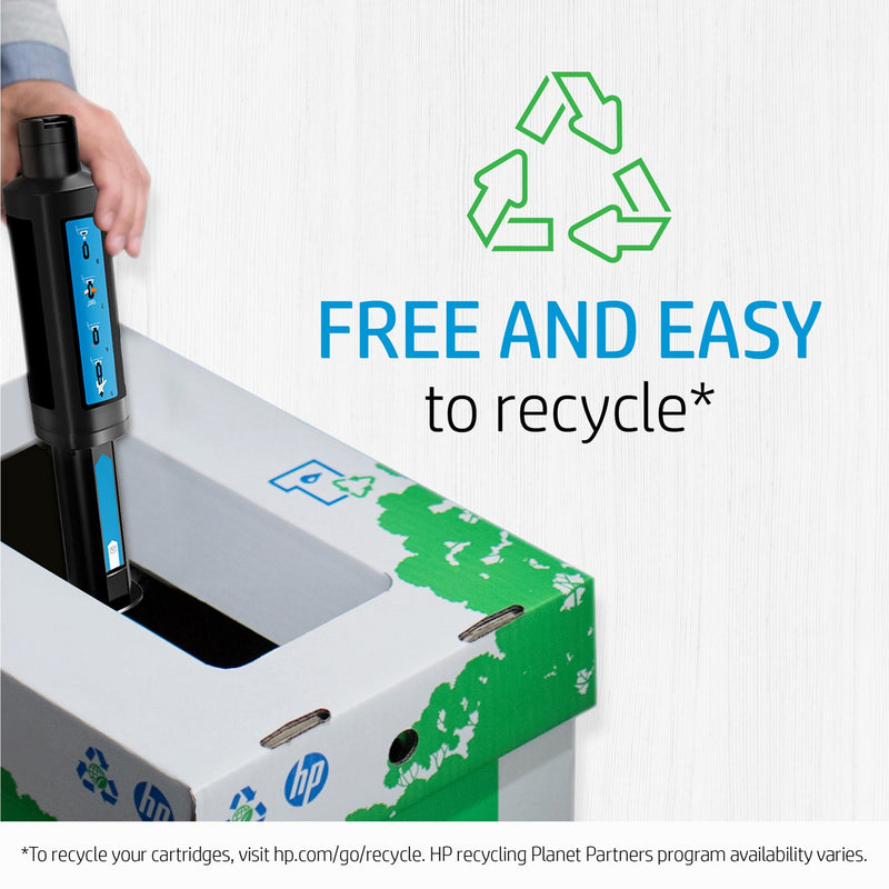 Step-by-step recycling process demonstration