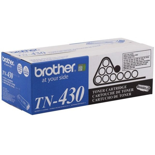 Brother TN430 Toner Cartridge, 3000 Page Yield - Genuine Brother Cartridge for High-Quality Printing