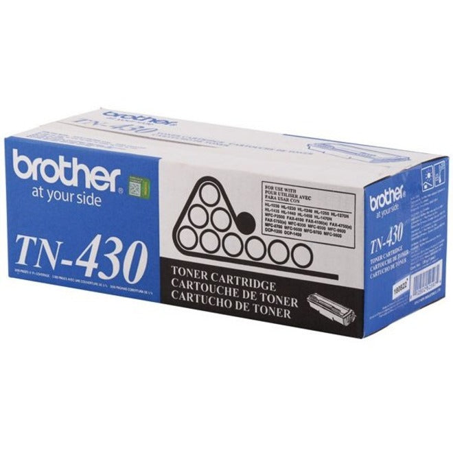 Brother TN430 Toner Cartridge, 3000 Page Yield - Genuine Brother Cartridge for High-Quality Printing