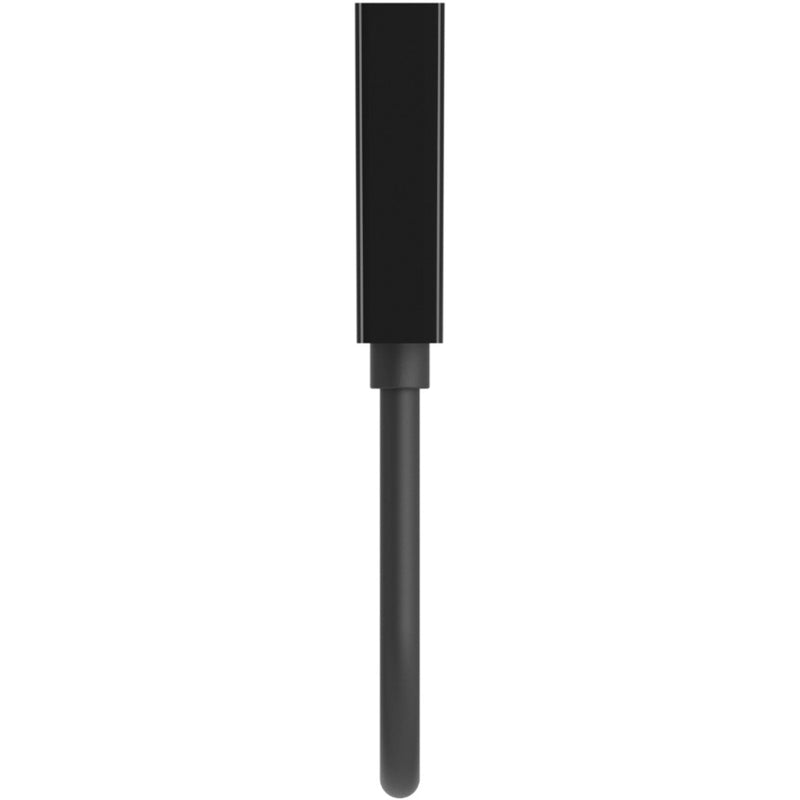 Vertical view of adapter highlighting slim profile design