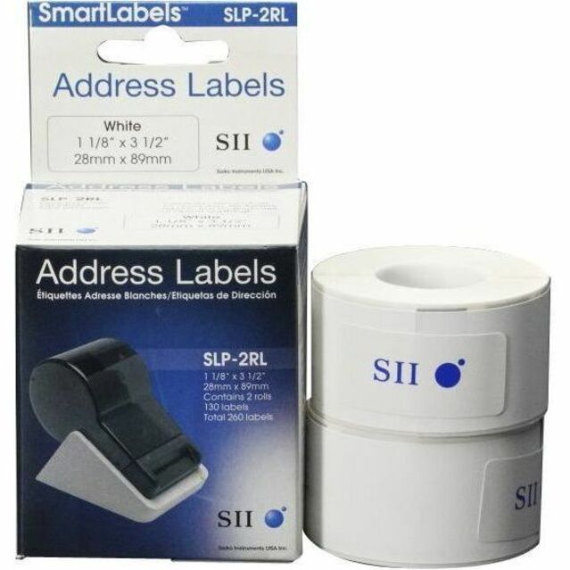 SLP-2RL label package with two stacked label rolls