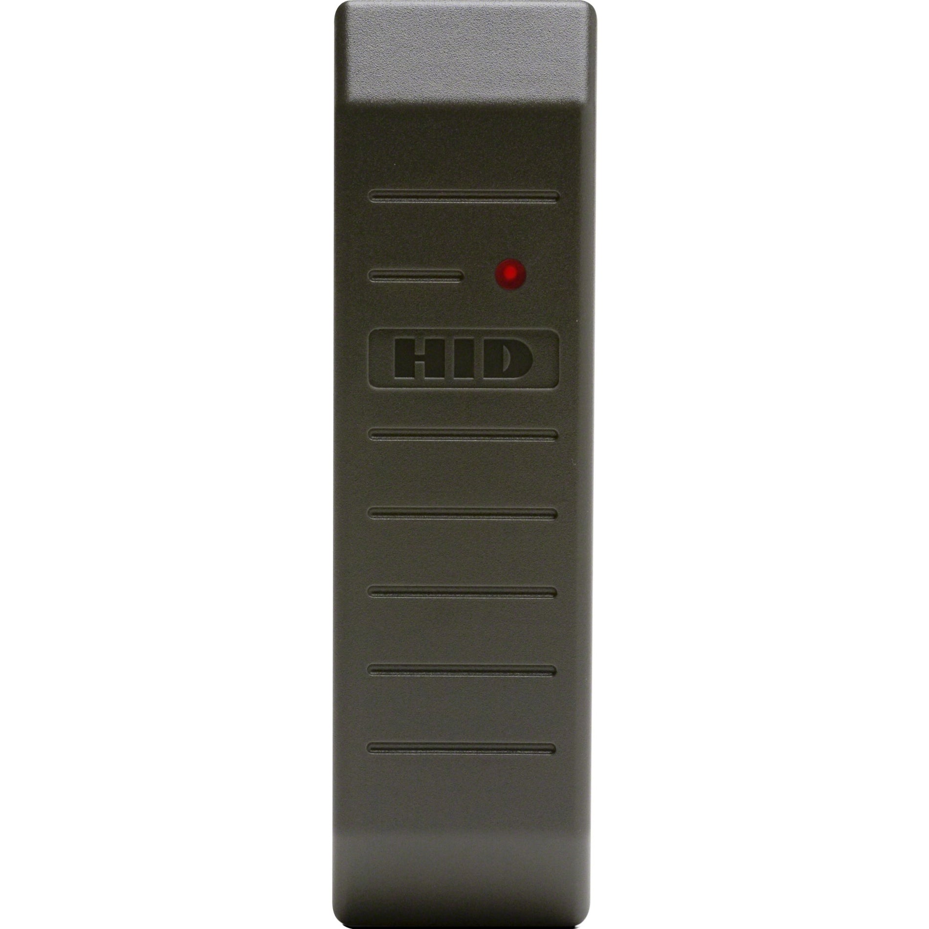 HID MiniProx 5365 proximity card reader in charcoal gray with horizontal design elements and LED indicator-alternate-image1