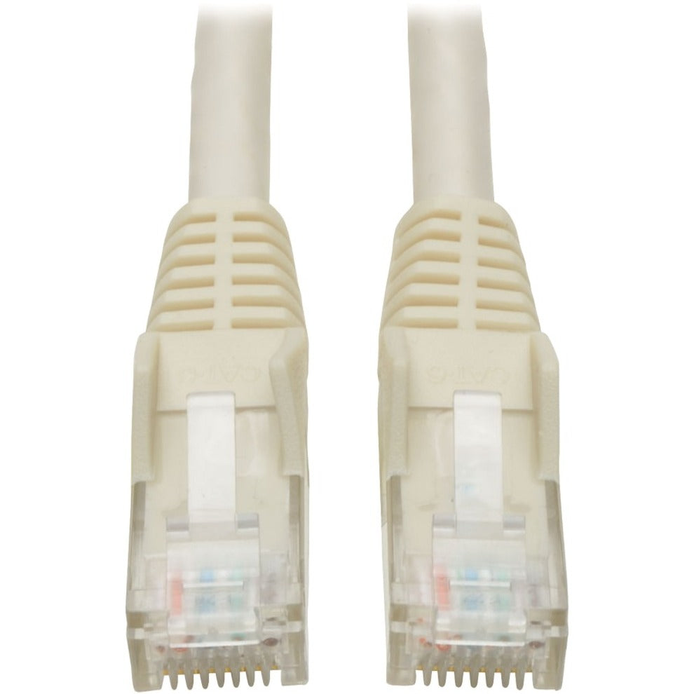 Tripp Lite N201-002-WH Cat6 UTP Patch Cable, 2ft White Gigabit Snagless RJ45 Patch Cord