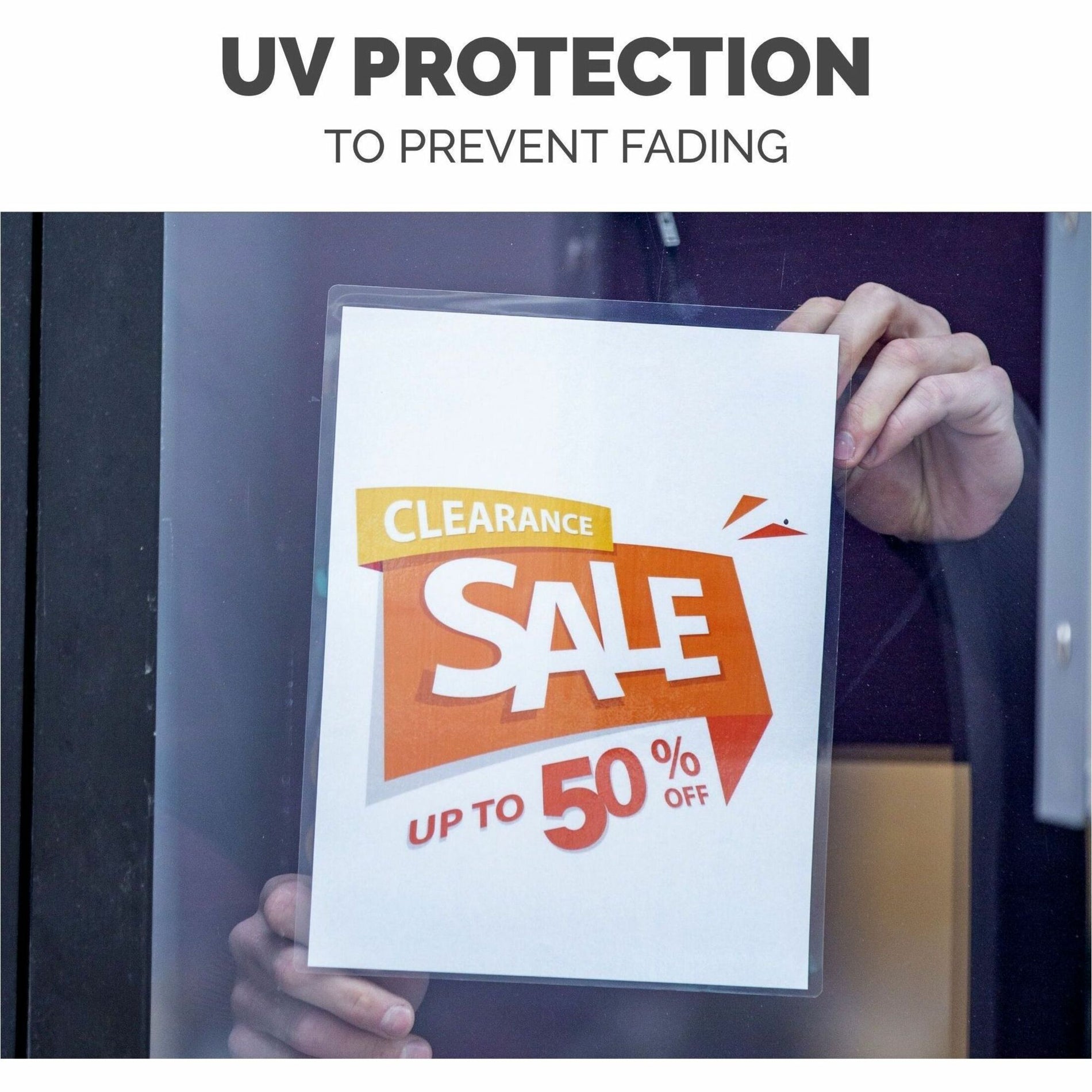 UV protection demonstration with sale sign-alternate-image11