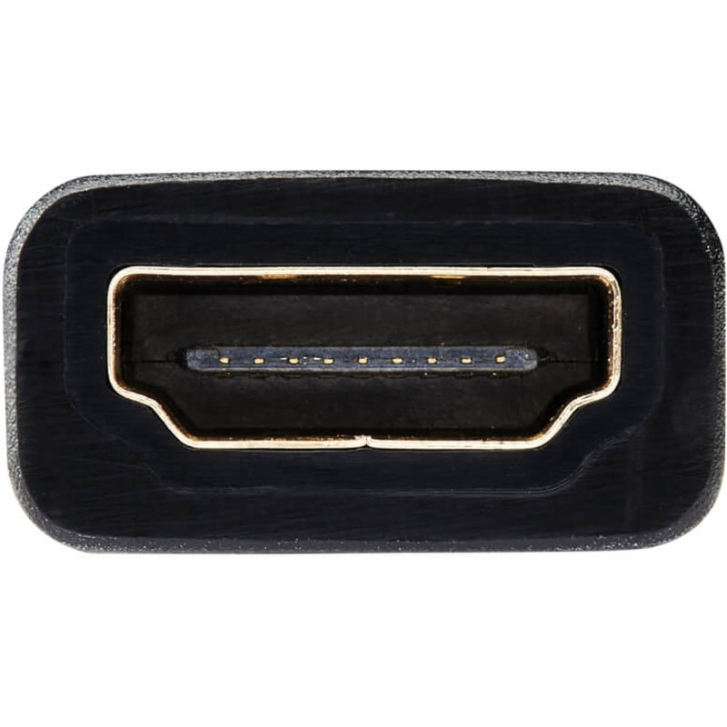 Detailed view of HDMI female port showing internal connector structure