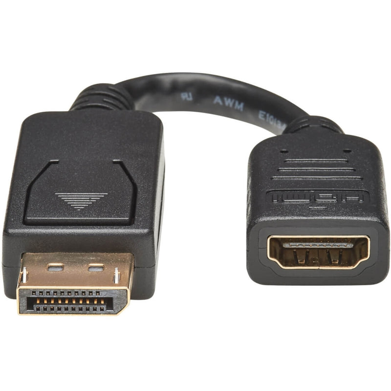 Close-up view of DisplayPort and HDMI connectors showing gold-plated pins and port design