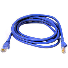 Belkin A3L980-25-BLU Kabel Jalinan RJ45 Kategori 6 25 kaki Dipe mold Konduktor Tembaga Biru