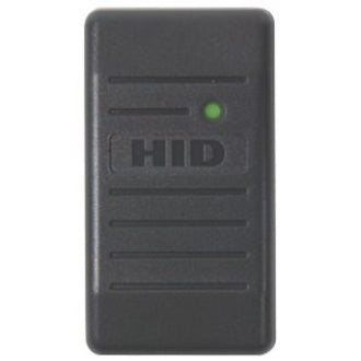 HID ProxPoint Plus proximity card reader in black with green LED indicator-alternate-image1