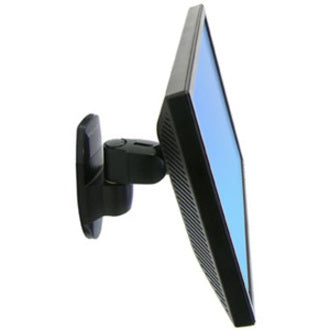 Ergotron 45-232-200 200 Wall Mount Pivot - 25 lb - Black, Up to 24" LCD Displays, 180° Pan