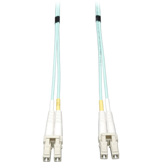 Tripp Lite N820-25M Aqua Duplex Fiber Patch Cable 82 ft 10gb Ethernet Speed to 300 Meters  トリップライト N820-25M アクア デュプレックス ファイバーパッチケーブル、82 フィート、10gb イーサネットスピード、300 メートルまで