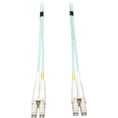 Cable de parche de fibra dúplex Aqua Tripp Lite N820-50M 50 m velocidad Ethernet de 10 Gb hasta 300 metros