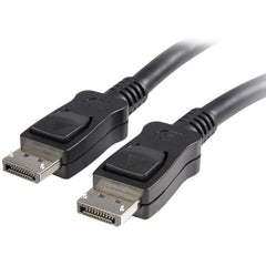 StarTech.com DISPLPORT50L 50 ft DisplayPort Kabel mit Verriegelungen - M/M 65 Gbit/s Datenübertragungsrate 1920 x 1200 unterstützte Auflösung