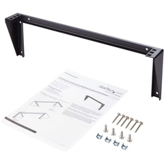 StarTech.com RK119WALLV 1U 19in Steel Vertical Wall Mount Equipment Rack Bracket Lifetime Warranty TAA Compliant  StarTech.com RK119WALLV 1U 19 pollici Staffa per supporto verticale a parete in acciaio garanzia a vita conforme a TAA