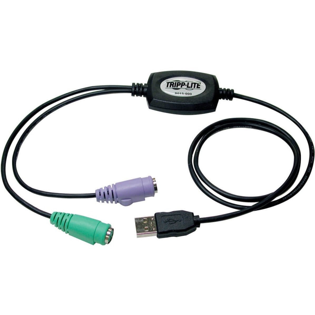 Tripp Lite B015-000 Adaptateur USB vers PS/2 Câble de transfert de données