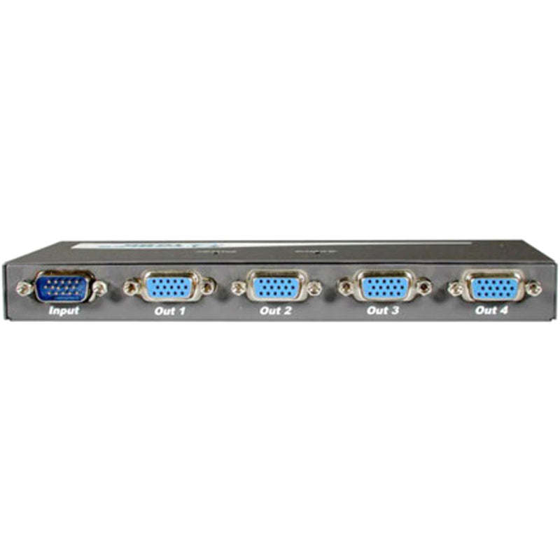 Detailed view of VGA ports on C2G 4-Port UXGA Monitor Extender