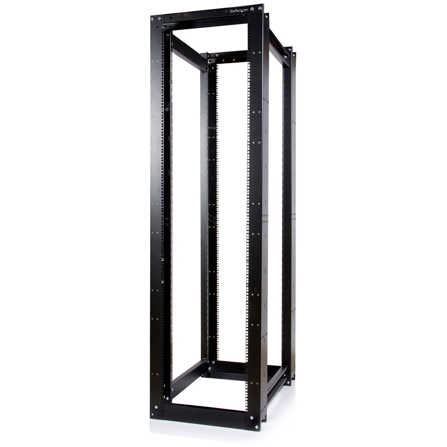 StarTech.com 4POSTRACKHD 45U 3300lb High Capacity 4 Post Open Server Equipment Rack - Flat Pack