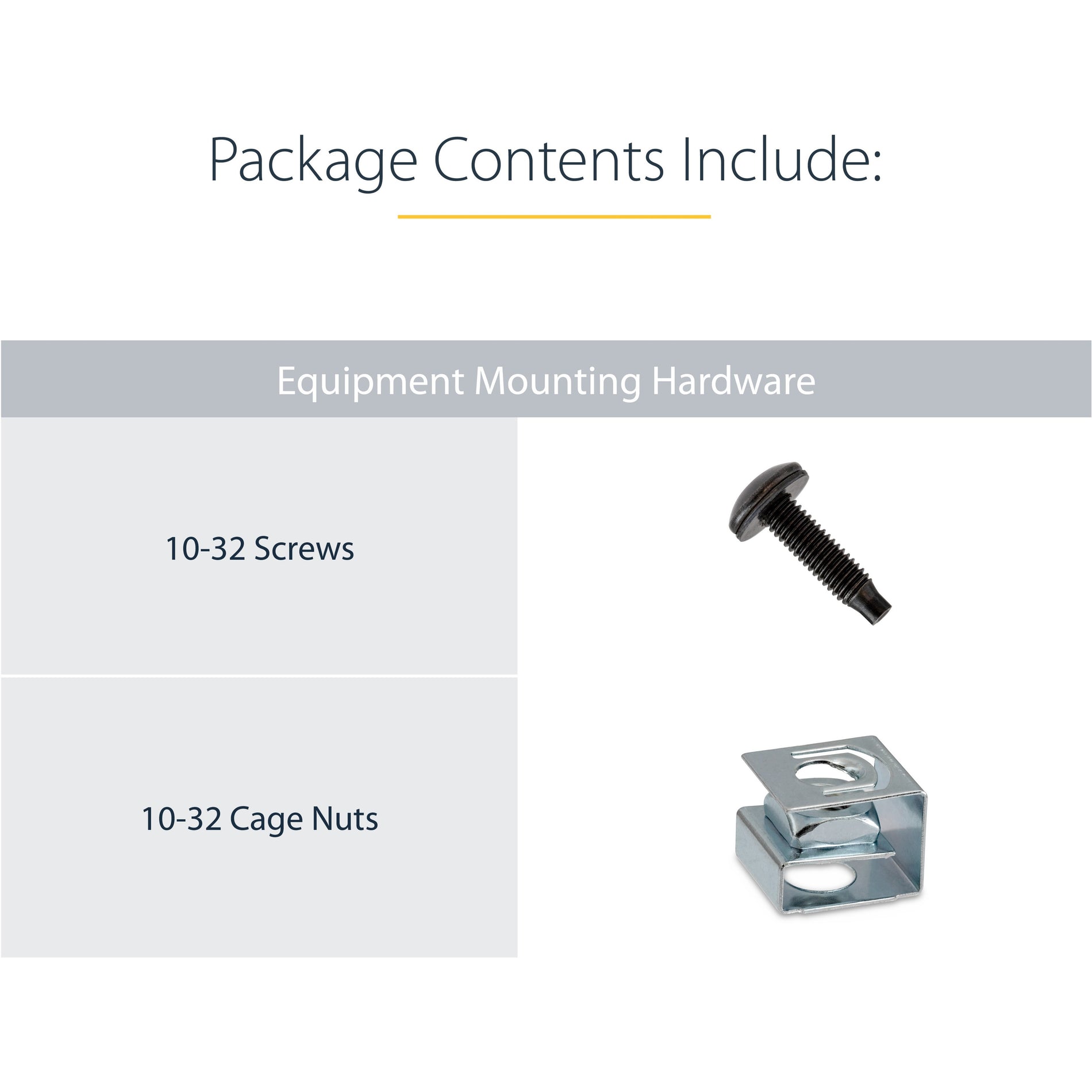 StarTech.com 4POSTRACKHD 45U 3300lb High Capacity 4 Post Open Server Equipment Rack - Flat Pack