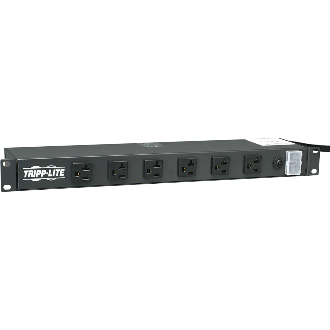Tripp Lite RS-1215-20 Power Strip 120V AC, 20A Rackmount 12 Outlet 1U 6 Front 6 Rear 15ft Cord Metal