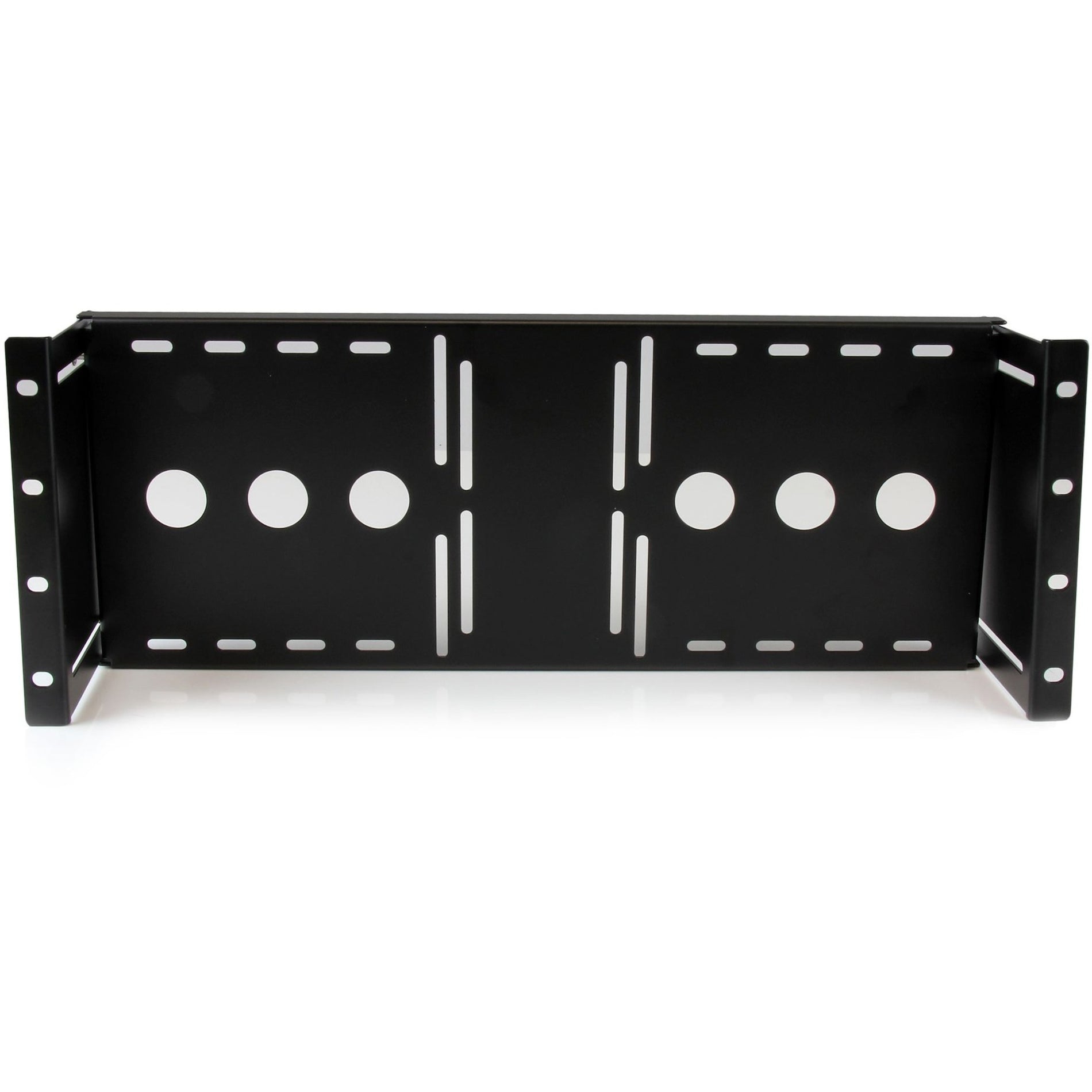 StarTech.com RKLCDBK Universal VESA LCD Monitor Mounting Bracket for 19in Rack or Cabinet, Durable and Versatile Solution