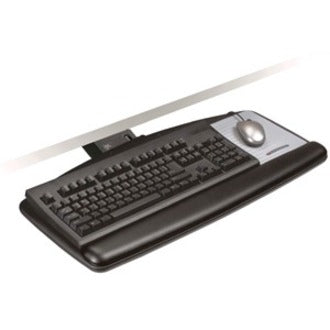 3M AKT170LE Verstellbare Tastaturablage 23"x26-1/2"x8" Schwarz - Ergonomische Lösung für Arbeitsstationen