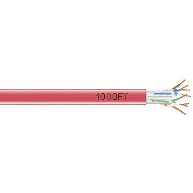 Black Box EYN868A-PB-1000 GigaTrue 550 CAT6 1000FT Bulk Cable, Flame Retardant, 1 Gbit/s Data Transfer Rate