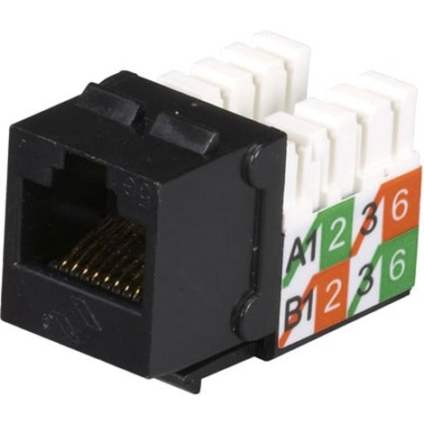 Black Box FMT921-R2-25PAK GigaBase2 Cat.5e Jack, Network Connector with Strain Relief