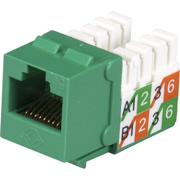 Black Box FMT924-R2-25PAK GigaBase2 Cat.5e Jack, Network Connector, 25-Pack