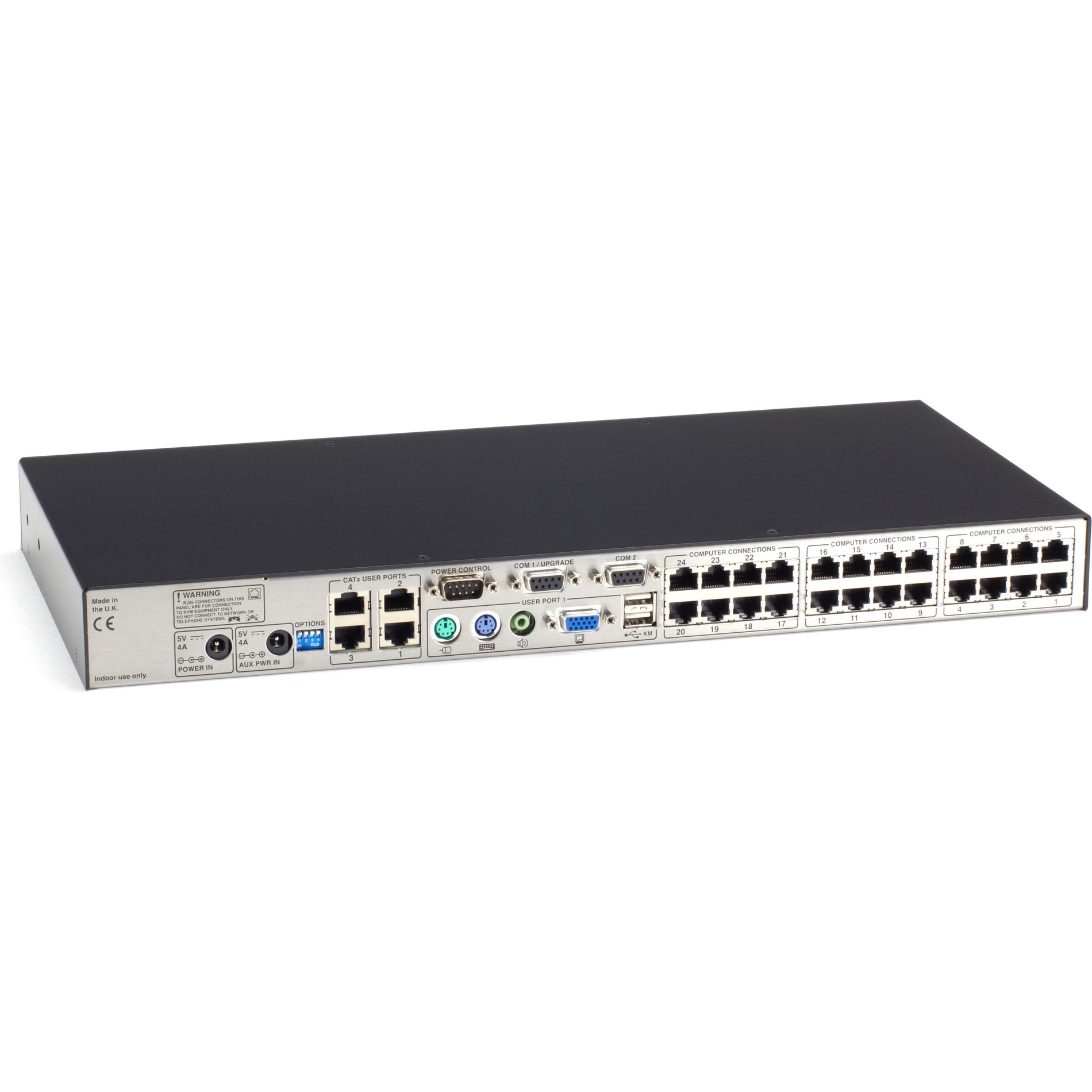 Black Box KV0424A-R2 ServSwitch CX KVM Switch, 24 Port, WUXGA, 1920 x 1200, 2 Year Warranty