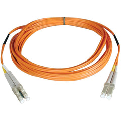 Tripp Lite N520-30M-P Fiber Optic Network Cable, Multi-mode Duplex Patch, 10 Gbit/s, LC/LC Male Connectors, 100ft Orange, CMP Plenum OFNR Rated (Lifetime Warranty)