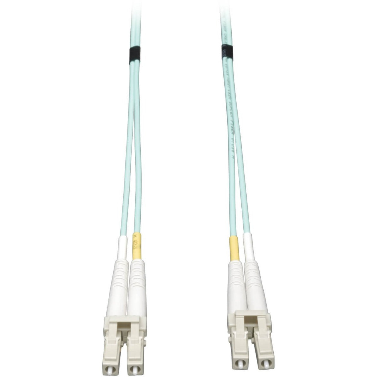 Tripp Lite N820-30M Fiber Optic Duplex Patch Cable, 98.40 ft, Aqua