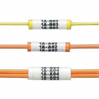 Panduit NWSLC-3Y LabelCore Cable Identification Sleeve, Orange PVC, 100/Pack