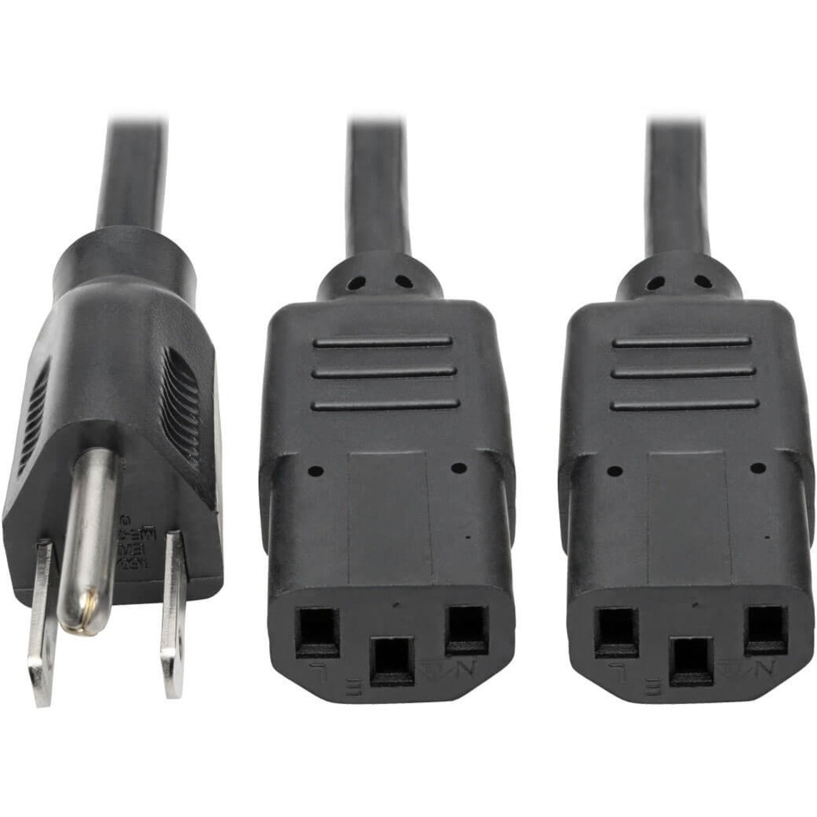 Marca: Tripp Lite Cable divisor de 6 pies cable de alimentación P006-006-2 NEMA 5-15P a 2 x Cable divisor de C13