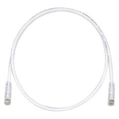 Panduit TX6 PLUS Cat.6 UTP Network Cable, 10ft Patch Cord, RJ-45 Male/Male Connectors, Stranded Copper, Off White with Clear Boot - UTPSP10Y (1 Year Warranty)