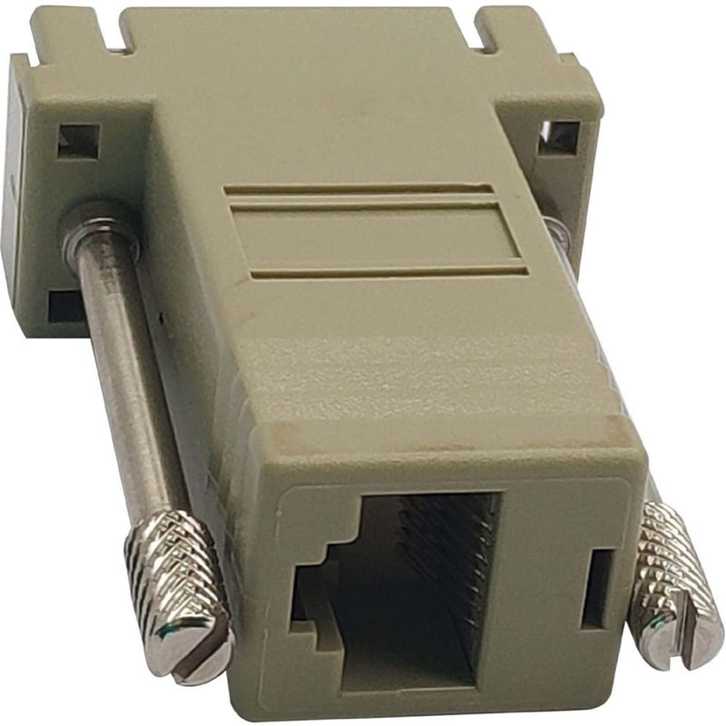 Rear view of Tripp Lite B090-A9F modular adapter displaying RJ45 network port connection