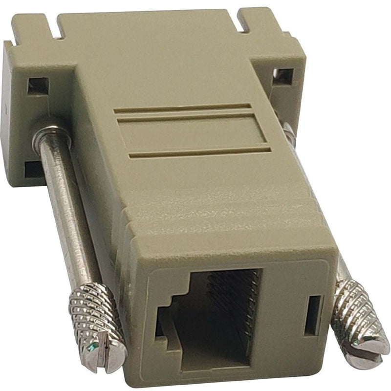 Tripp Lite B090-A9M modular adapter displaying RJ45 female connector end