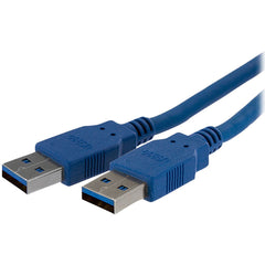 StarTech.com สาย USB3SAA6 ยาว 6 ฟุต USB 3.0 SuperSpeed ชนิด A เป็น A - M/M การถ่ายโอนข้อมูลความเร็วสูง การป้องกัน EMI