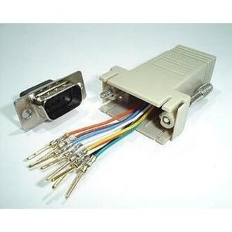 Digi 76000671 อะแดปเตอร์ RJ45 เป็น DB-9 สำหรับควบคุม อะแดปเตอร์โอนข้อมูล