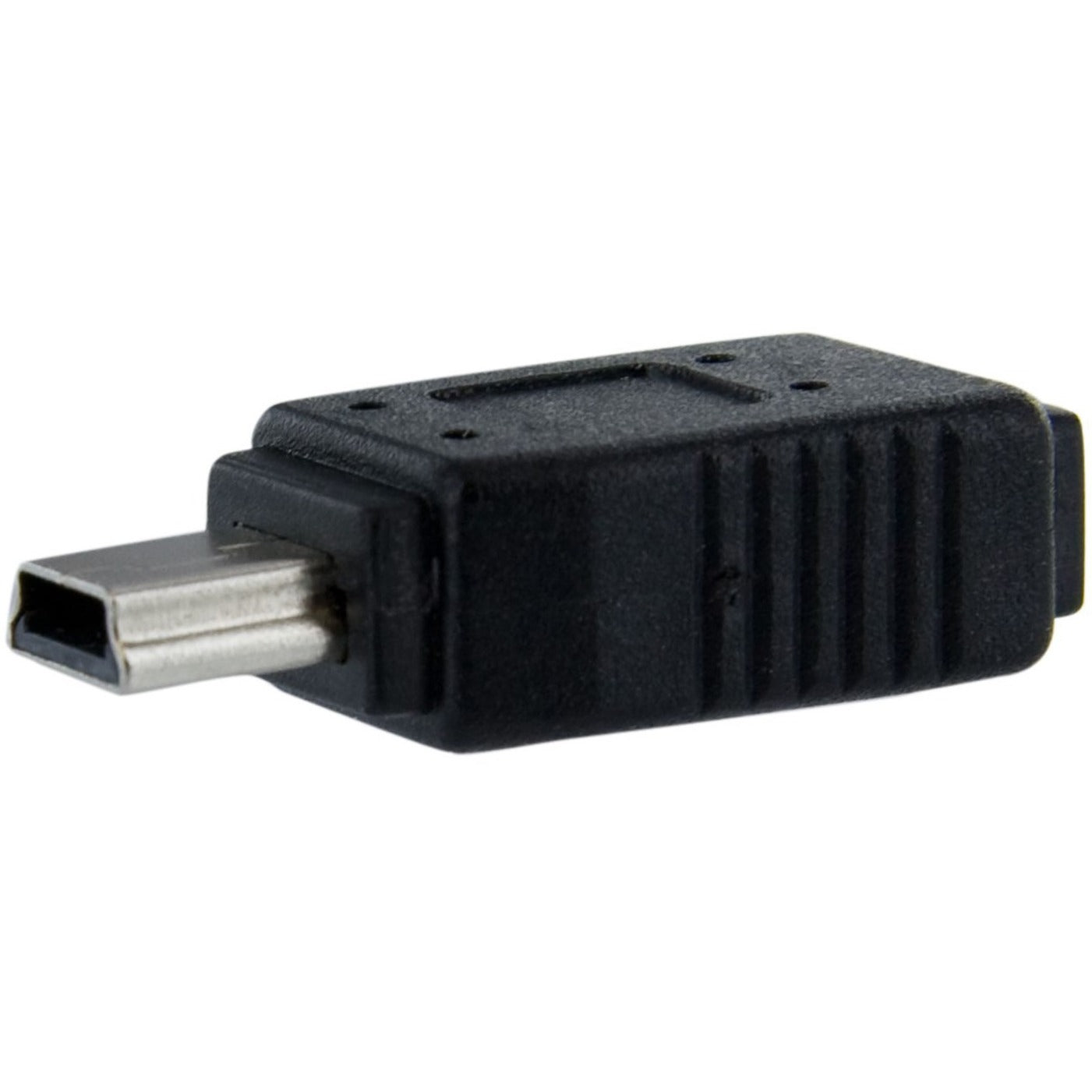 StarTech.com Micro USB to Mini USB 2.0 Data Transfer Adapter, Female to Male Connector, Enables Device Compatibility, Black - UUSBMUSBFM (Lifetime Warranty)