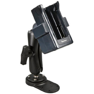 Intermec vehicle mount holder showing adjustable ball joint mechanism and device cradle for CK3 handheld computers-alternate-image1