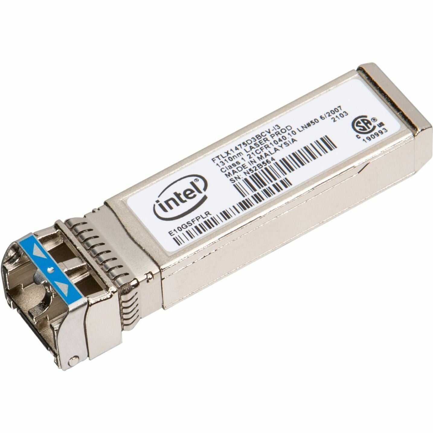 Intel E10GSFPLR Ethernet SFP+ Ópticas 10GBase-LR 10 Gigabit Ethernet 10 Gbit/s