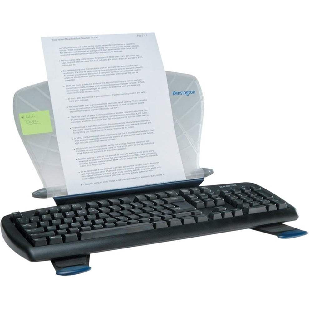 Kensington K62097US InSight InLine Copy Holder with SmartFit System, Document, Book