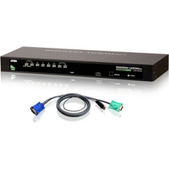 ATEN CS1308KIT KVM Switch, 8-Port Rack-Mountable KVM Switchbox with QXGA Video, 2-Year Warranty